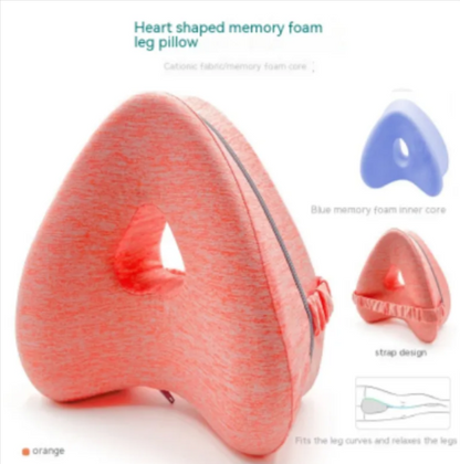 Heart-Shaped Memory Foam Leg Pillow