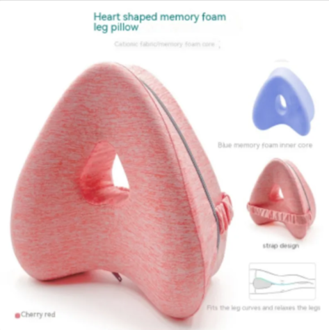 Heart-Shaped Memory Foam Leg Pillow