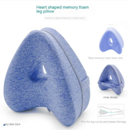 Heart-Shaped Memory Foam Leg Pillow