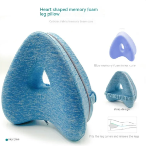Heart-Shaped Memory Foam Leg Pillow