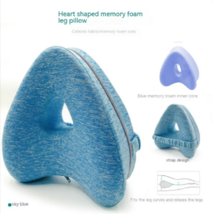 Heart-Shaped Memory Foam Leg Pillow
