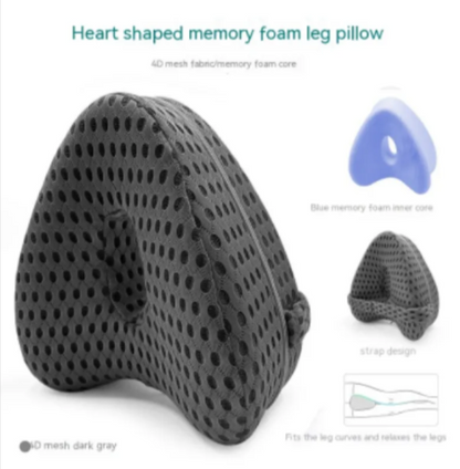 Heart-Shaped Memory Foam Leg Pillow
