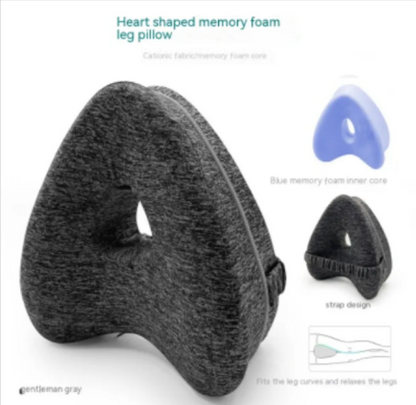 Heart-Shaped Memory Foam Leg Pillow