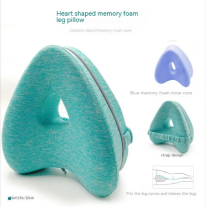 Heart-Shaped Memory Foam Leg Pillow